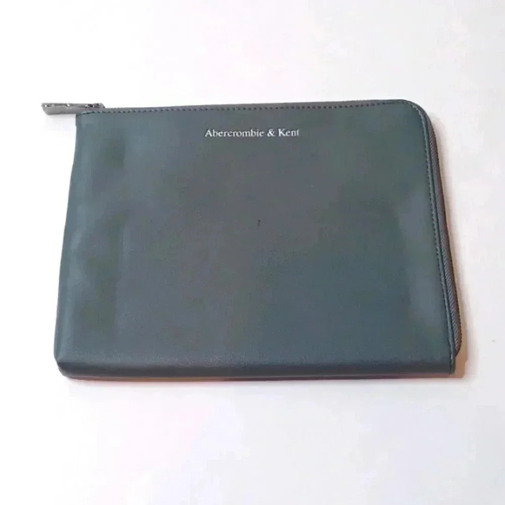Abercrombie & Kent Gray Clutch Business Bag